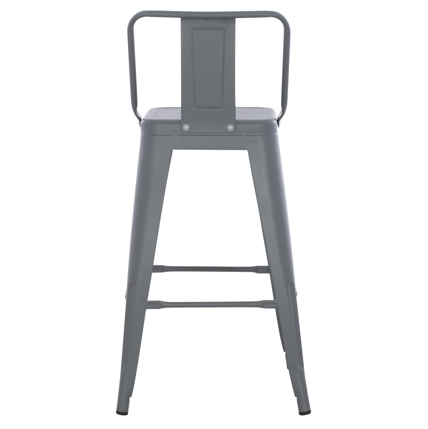 ΣΚΑΜΠΟ ΜΠΑΡ ΜΕΣΑΙΟΥ ΥΨΟΥΣ ΜΕΤΑΛΛΙΚΟ MELITA-PRO HM8574.50 ΓΚΡΙ 43x43x88Υεκ. - Pakobazaar