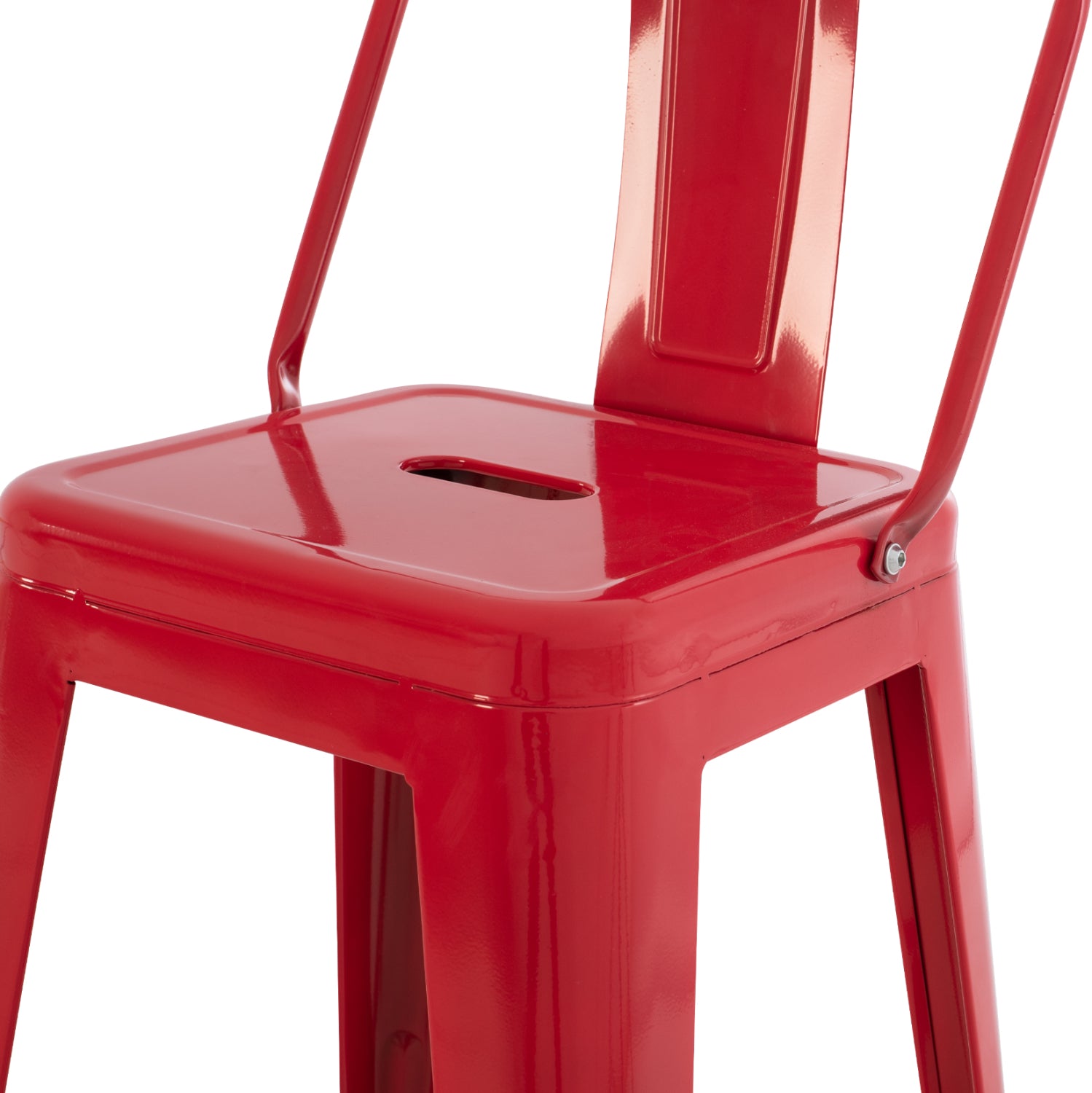 ΣΚΑΜΠΟ ΜΠΑΡ ΜΕΣΑΙΟΥ ΥΨΟΥΣ ΜΕΤΑΛΛΙΚΟ MELITA-PRO HM8574.44 ΚΟΚΚΙΝΟ 43x43x88Υεκ. - Pakobazaar