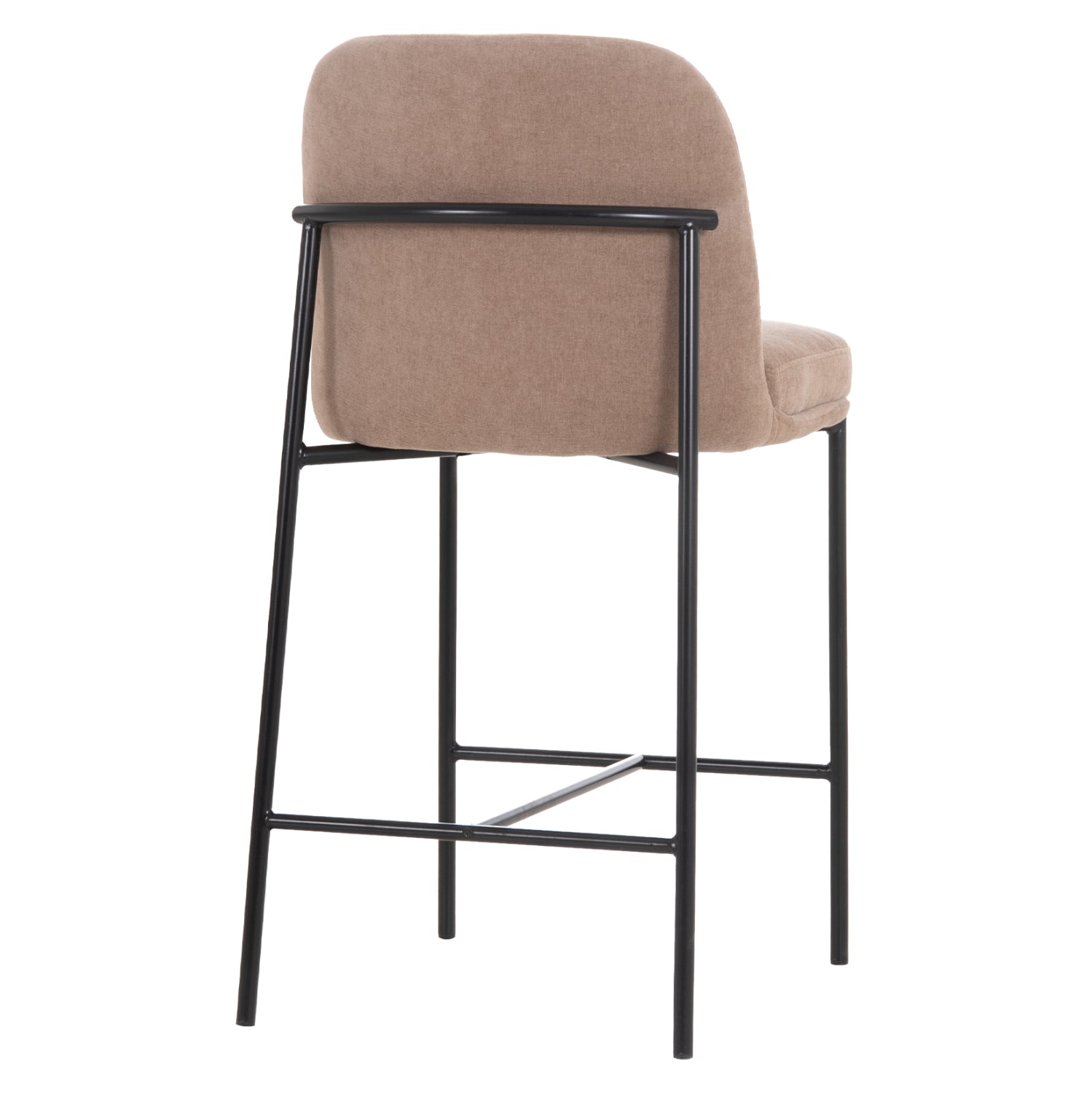ΣΚΑΜΠΟ ΜΠΑΡ ΜΕΣ.ΥΨΟΥΣ MANIDO HM18427.02 TAUPE ΥΦΑΣΜΑ-ΜΕΤΑΛ.ΜΑΥΡΟΣ ΣΚΕΛΕΤΟΣ 45x55x92Υεκ - Pakobazaar