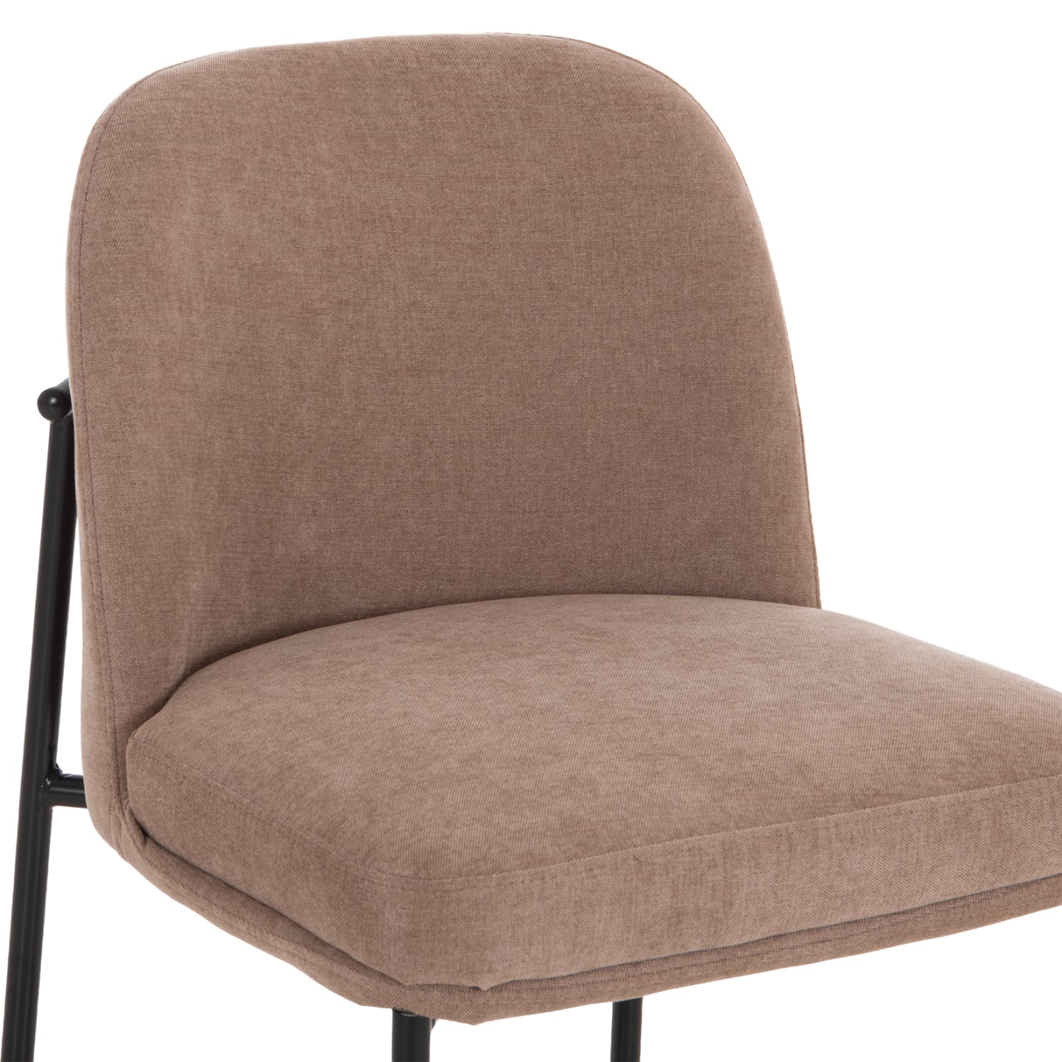 ΣΚΑΜΠΟ ΜΠΑΡ ΜΕΣ.ΥΨΟΥΣ MANIDO HM18427.02 TAUPE ΥΦΑΣΜΑ-ΜΕΤΑΛ.ΜΑΥΡΟΣ ΣΚΕΛΕΤΟΣ 45x55x92Υεκ - Pakobazaar