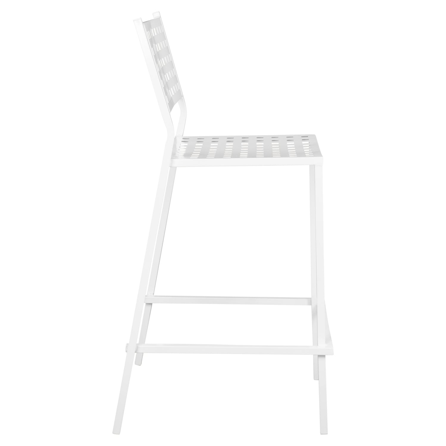 ΣΚΑΜΠΟ ΜΠΑΡ ΜΕΤΑΛΛΙΚΟ OLYMPIAS HM5528.02 ΣΕ ΛΕΥΚΗ ΑΠΟΧΡΩΣΗ 47x58x111 εκ. - Pakobazaar