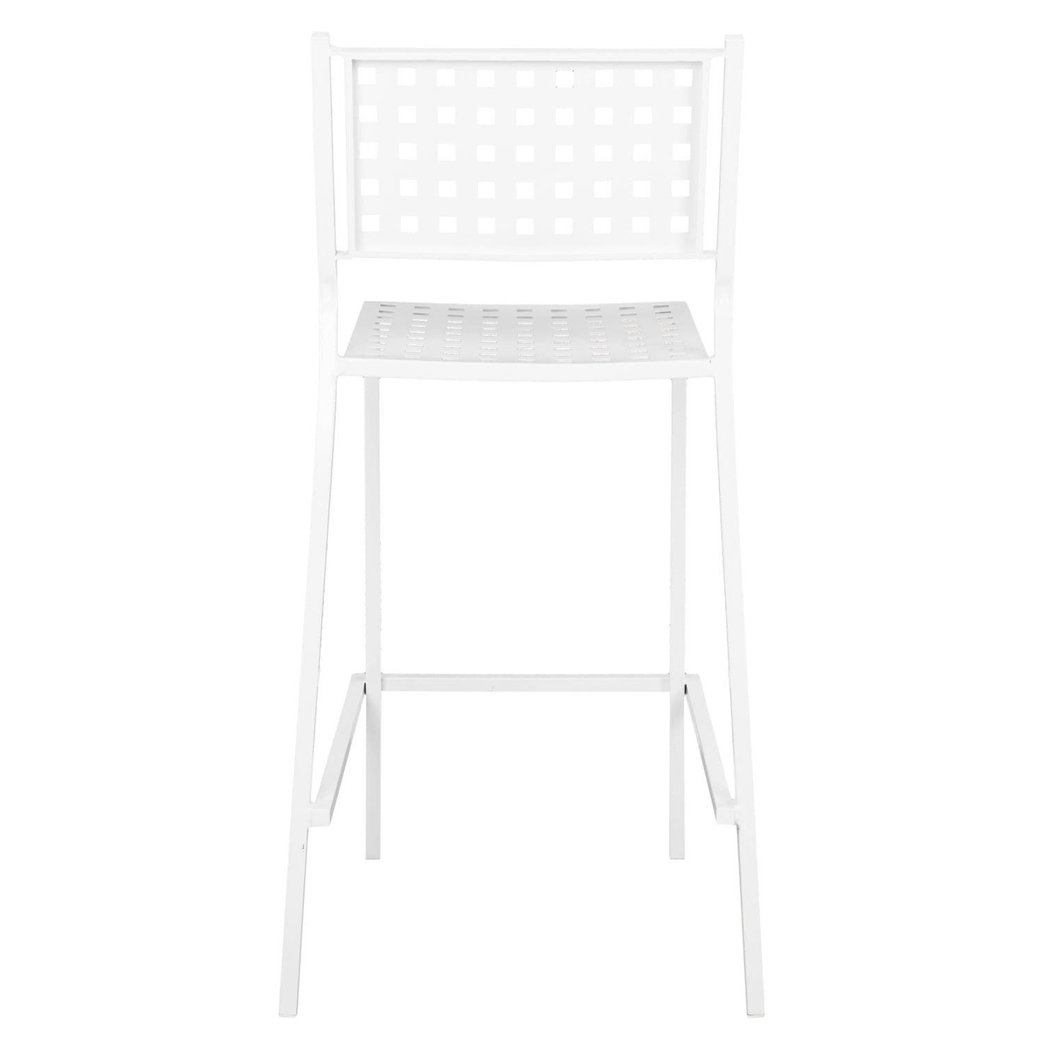 ΣΚΑΜΠΟ ΜΠΑΡ ΜΕΤΑΛΛΙΚΟ OLYMPIAS HM5528.02 ΣΕ ΛΕΥΚΗ ΑΠΟΧΡΩΣΗ 47x58x111 εκ. - Pakobazaar