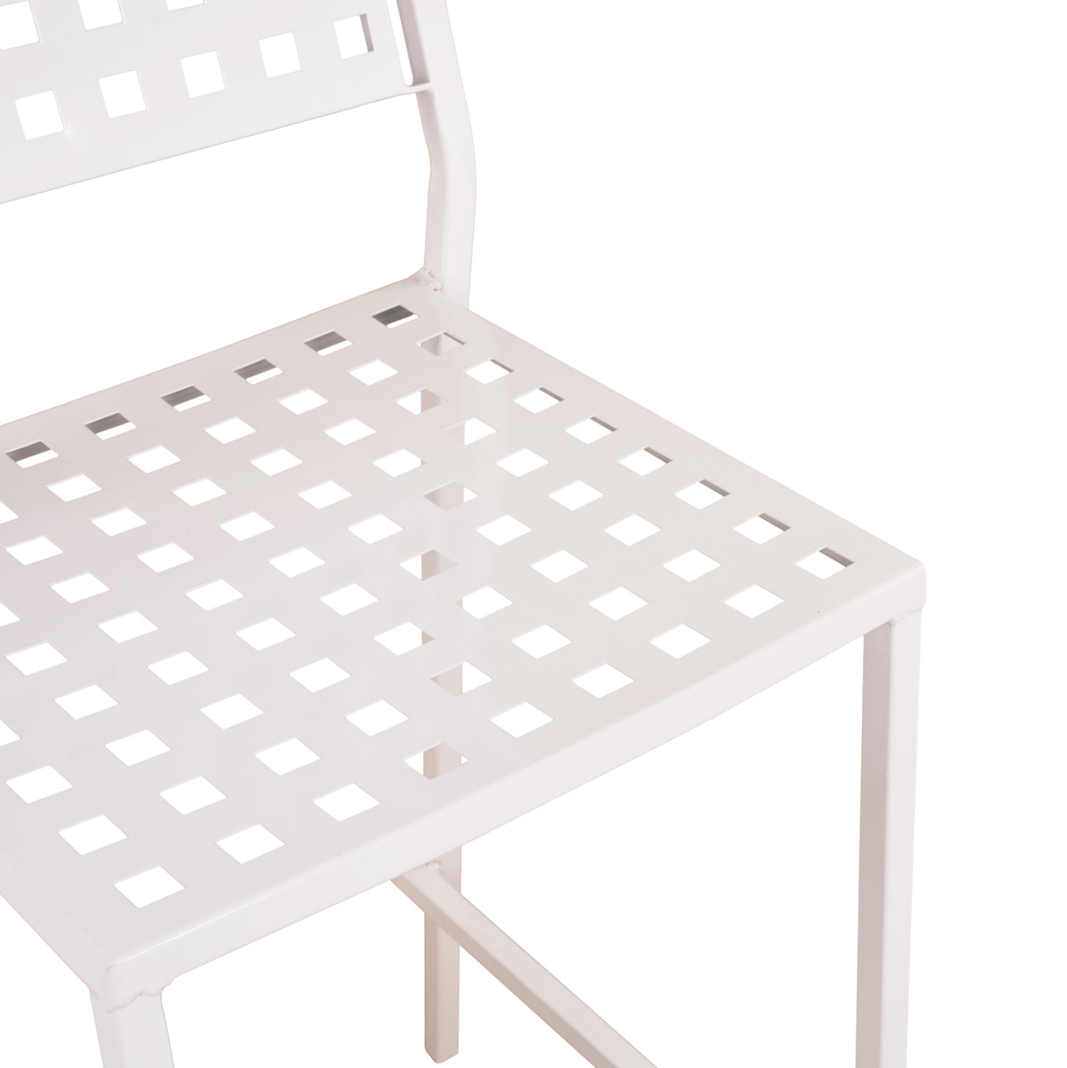 ΣΚΑΜΠΟ ΜΠΑΡ ΜΕΤΑΛΛΙΚΟ OLYMPIAS HM5528.02 ΣΕ ΛΕΥΚΗ ΑΠΟΧΡΩΣΗ 47x58x111 εκ. - Pakobazaar