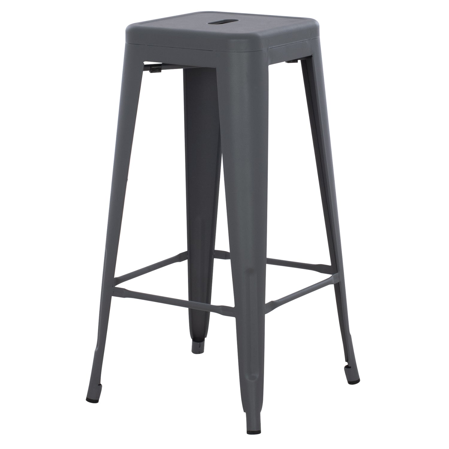 ΣΚΑΜΠΟ ΜΠΑΡ ΜΕΤΑΛΛΙΚΟ MELITA-PRO HM8642.50 ΣΕ ΓΚΡΙ 43x43x78Υεκ. - Pakobazaar