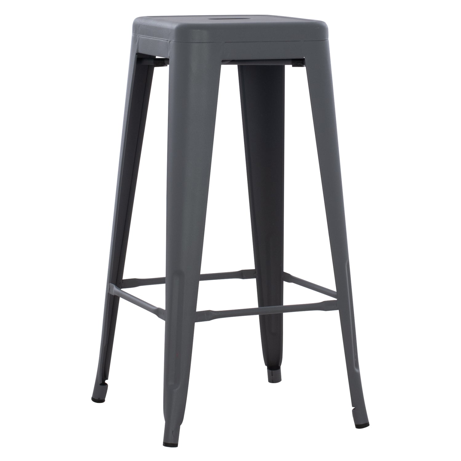 ΣΚΑΜΠΟ ΜΠΑΡ ΜΕΤΑΛΛΙΚΟ MELITA-PRO HM8642.50 ΣΕ ΓΚΡΙ 43x43x78Υεκ. - Pakobazaar