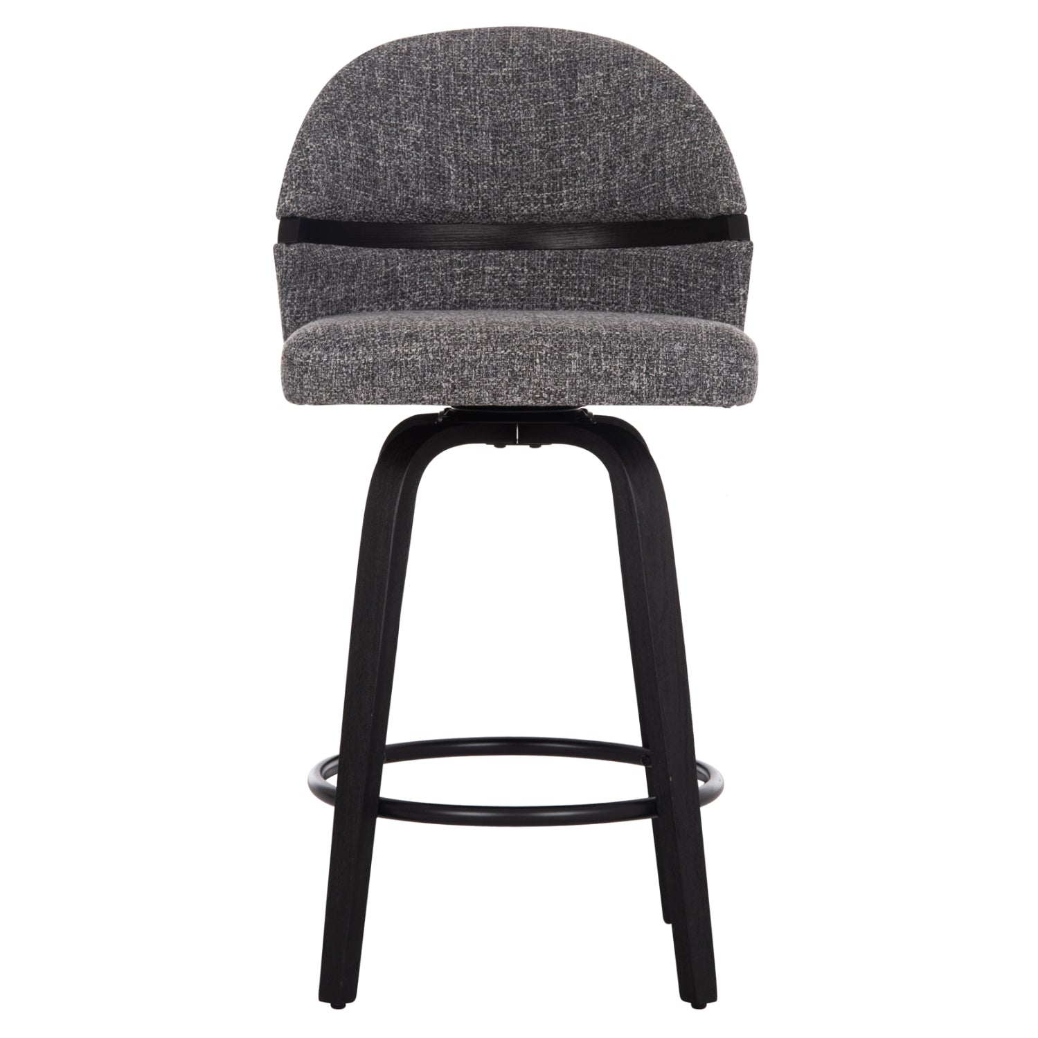 ΣΚΑΜΠΟ ΜΠΑΡ ΠΕΡΙΣΤΡΕΦΟΜΕΝΟ DEKKER HM18250.03 PLYWOOD ΜΑΥΡΟ--ΥΦΑΣΜΑ ΓΚΡΙ 48x54x96Υεκ. - Pakobazaar