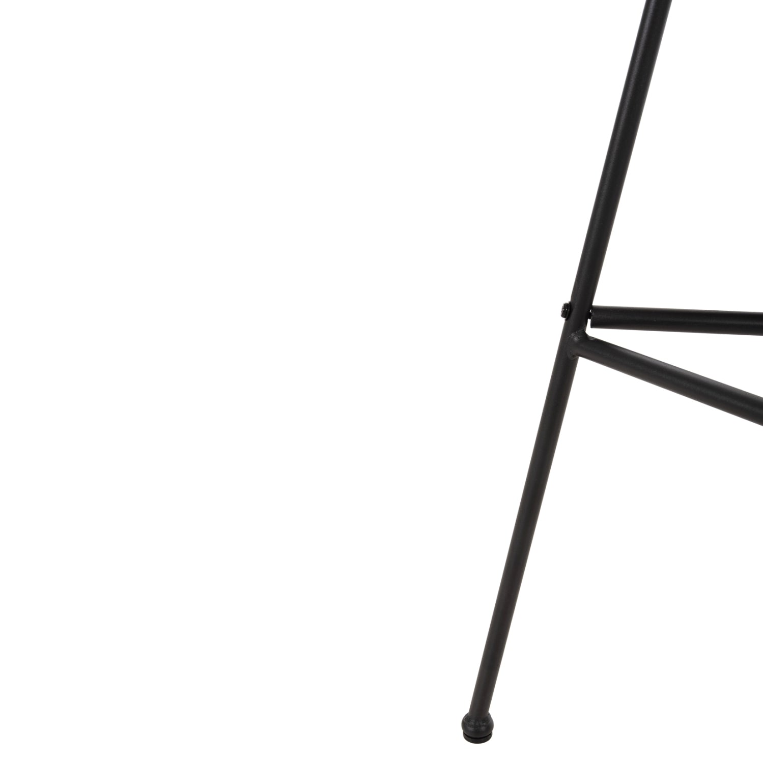 ΣΚΑΜΠΟ ΜΠΑΡ ΨΗΛΟ ALLEGRA HM5708.11 ΜΕΤΑΛΛΟ&ΜΑΞΙΛΑΡΙ ΜΑΥΡΟ-WICKER ΜΠΕΖ 48x49x99,5Υεκ. - Pakobazaar