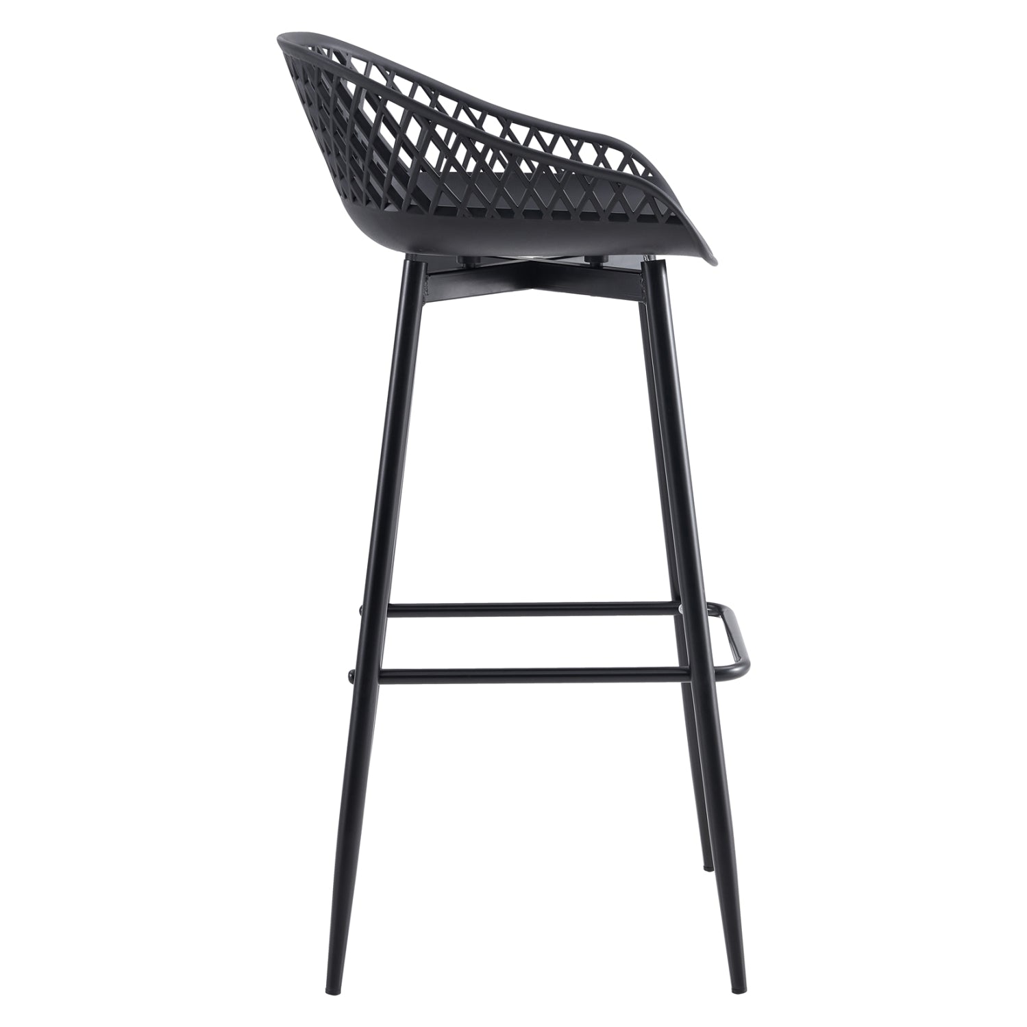 ΣΚΑΜΠΟ ΠΟΛΥΠΡΟΠΥΛΕΝΙΟΥ ΜΑΥΡΟ ΜΕ ΜΕΤΑΛΛΙΚΑ ΠΟΔΙΑ HM8686.12 45x45x97Υ εκ. - Pakobazaar