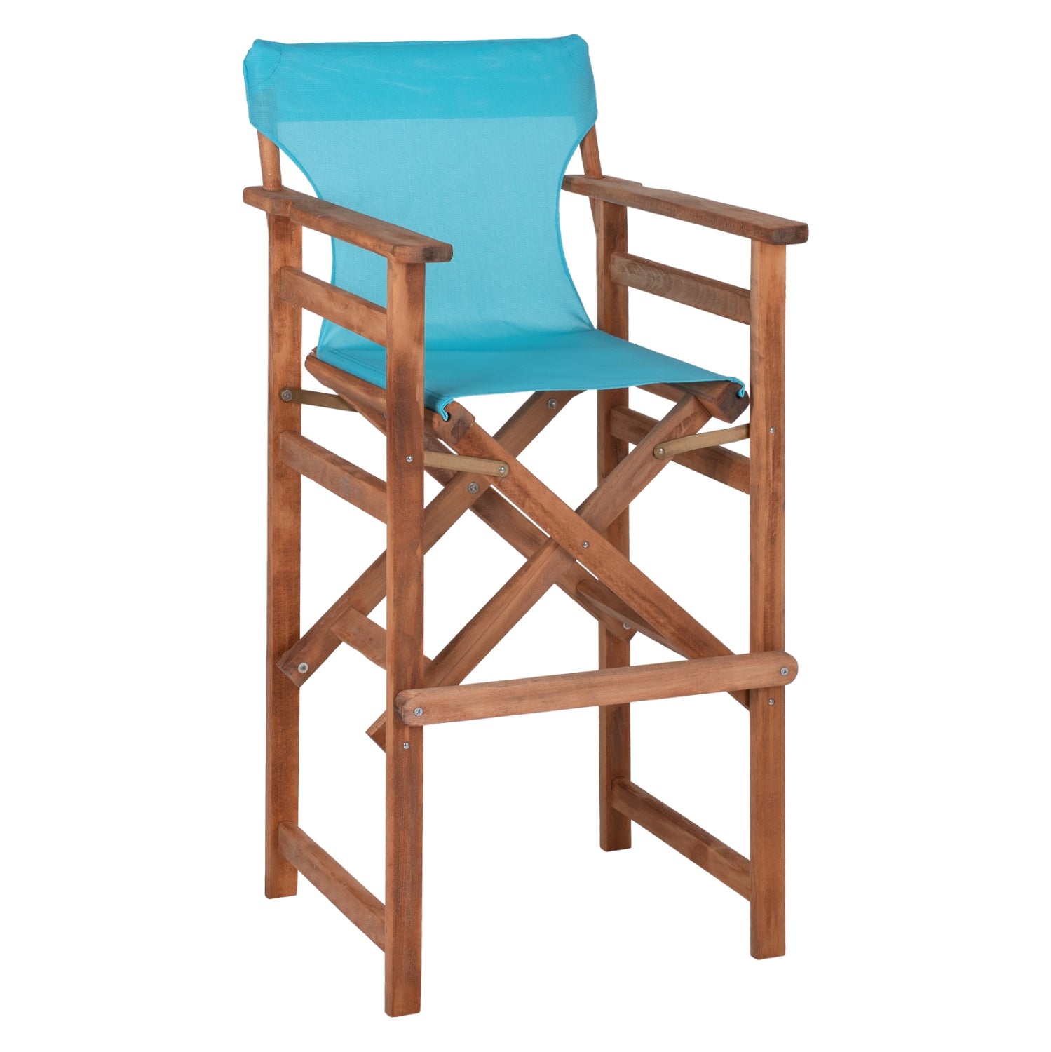 ΣΚΑΜΠΟ ΣΚΗΝΟΘΕΤΗ ΚΑΡΥΔΙ ΜΕ ΜΑΞΙΛΑΡΙ PVC ΓΑΛΑΖΙΟ HM10374.08 58x58x118Yεκ. - Pakobazaar