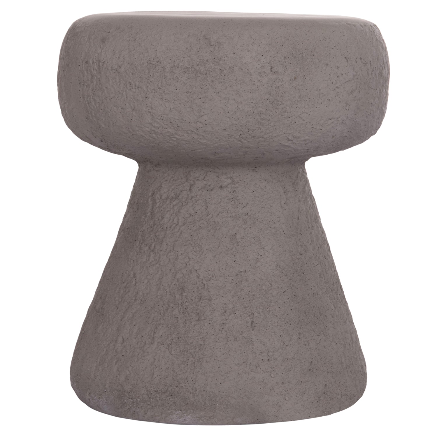 ΣΚΑΜΠΟ ΣΤΡΟΓΓΥΛΟ INTERON HM18171.03 FIBER CEMENT ΣΕ ΓΚΡΙ--Φ34x39Υεκ. - Pakobazaar