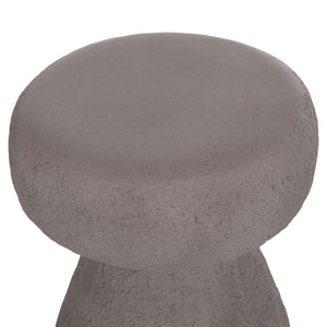 ΣΚΑΜΠΟ ΣΤΡΟΓΓΥΛΟ INTERON HM18171.03 FIBER CEMENT ΣΕ ΓΚΡΙ--Φ34x39Υεκ. - Pakobazaar