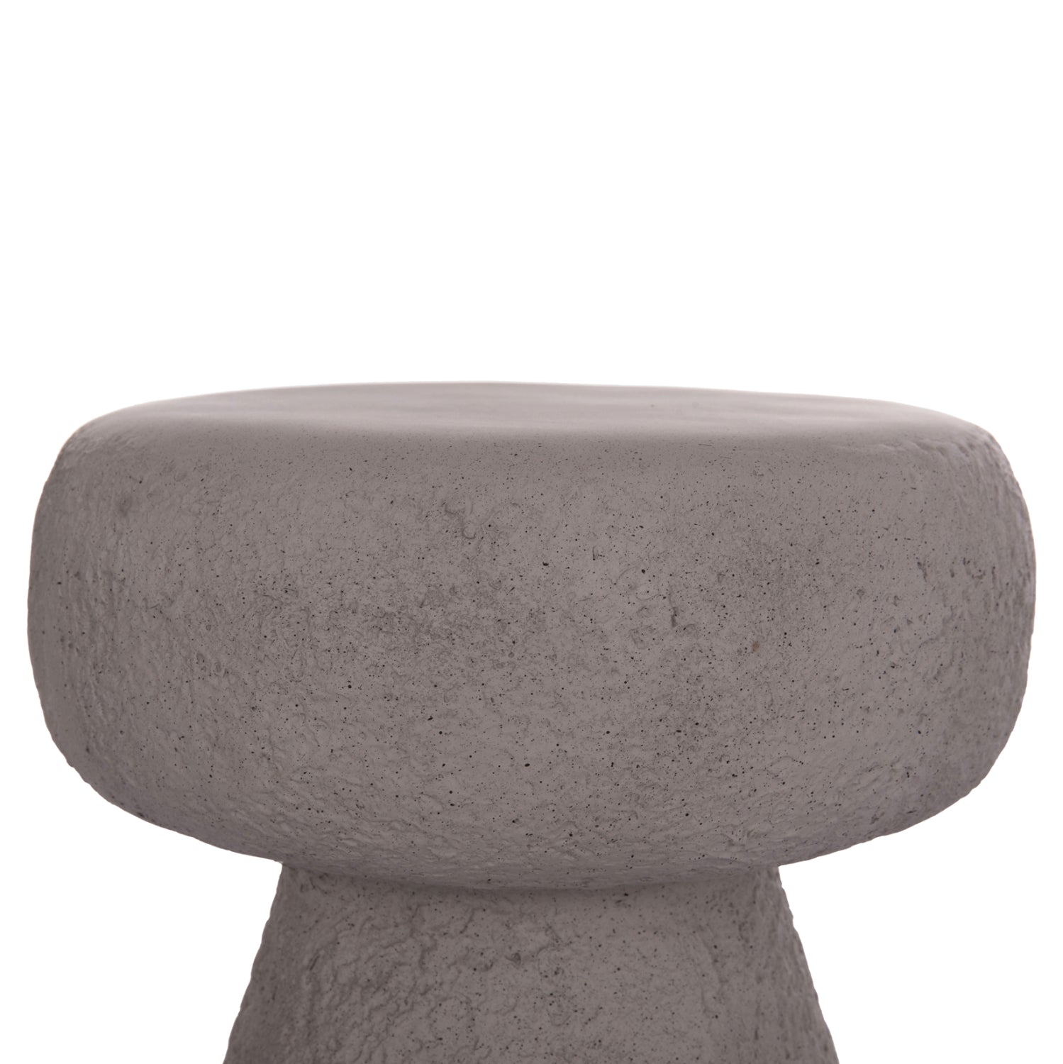 ΣΚΑΜΠΟ ΣΤΡΟΓΓΥΛΟ INTERON HM18171.03 FIBER CEMENT ΣΕ ΓΚΡΙ--Φ34x39Υεκ. - Pakobazaar