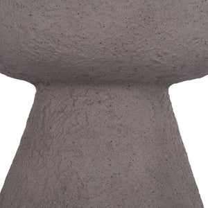 ΣΚΑΜΠΟ ΣΤΡΟΓΓΥΛΟ INTERON HM18171.03 FIBER CEMENT ΣΕ ΓΚΡΙ--Φ34x39Υεκ. - Pakobazaar