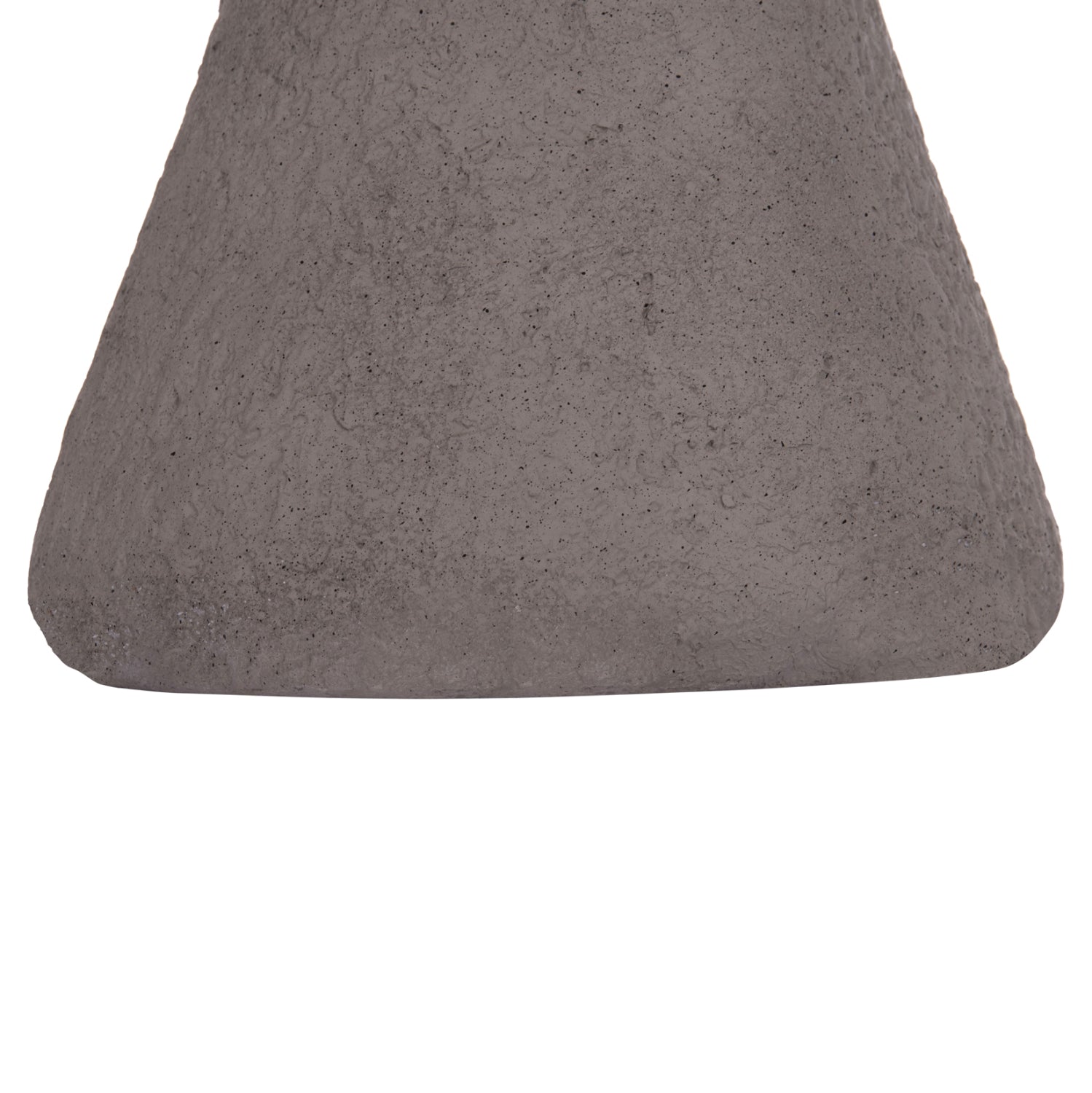 ΣΚΑΜΠΟ ΣΤΡΟΓΓΥΛΟ INTERON HM18171.03 FIBER CEMENT ΣΕ ΓΚΡΙ--Φ34x39Υεκ. - Pakobazaar