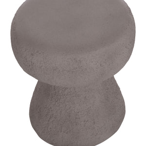 ΣΚΑΜΠΟ ΣΤΡΟΓΓΥΛΟ INTERON HM18171.03 FIBER CEMENT ΣΕ ΓΚΡΙ--Φ34x39Υεκ. - Pakobazaar