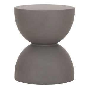 ΣΚΑΜΠΟ ΣΤΡΟΓΓΥΛΟ ZINI HM6580.01 FIBER CEMENT ΣΕ ΓΚΡΙ Φ35x43Υεκ - Pakobazaar