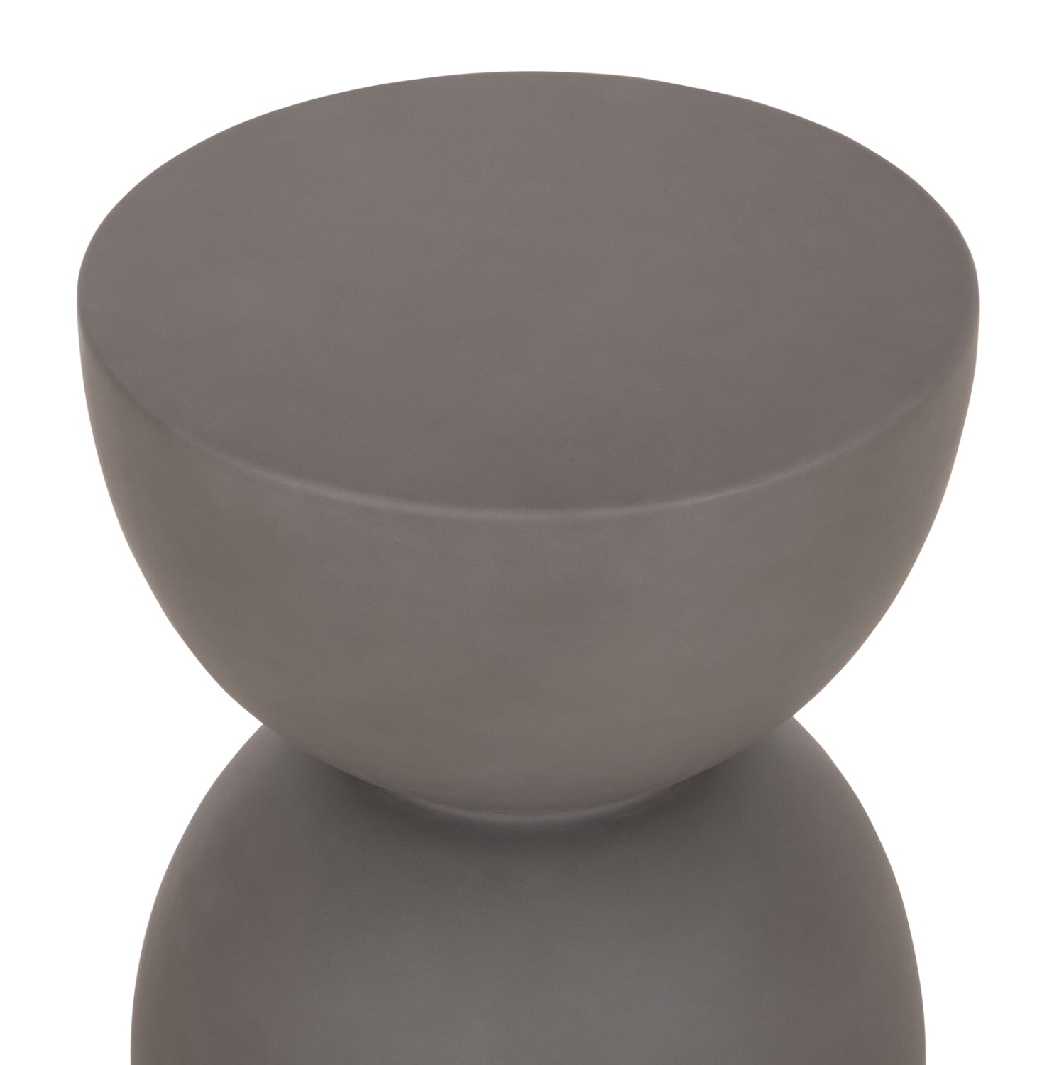 ΣΚΑΜΠΟ ΣΤΡΟΓΓΥΛΟ ZINI HM6580.01 FIBER CEMENT ΣΕ ΓΚΡΙ Φ35x43Υεκ - Pakobazaar