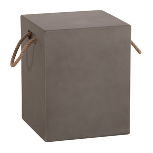 ΣΚΑΜΠΟ ΤΕΤΡΑΓΩΝΟ FIBER CEMENT ΜΕ ΧΕΡΟΥΛΙΑ ZAK HM6581.01 ΣΕ ΓΚΡΙ 36x36x45.5Υεκ - Pakobazaar