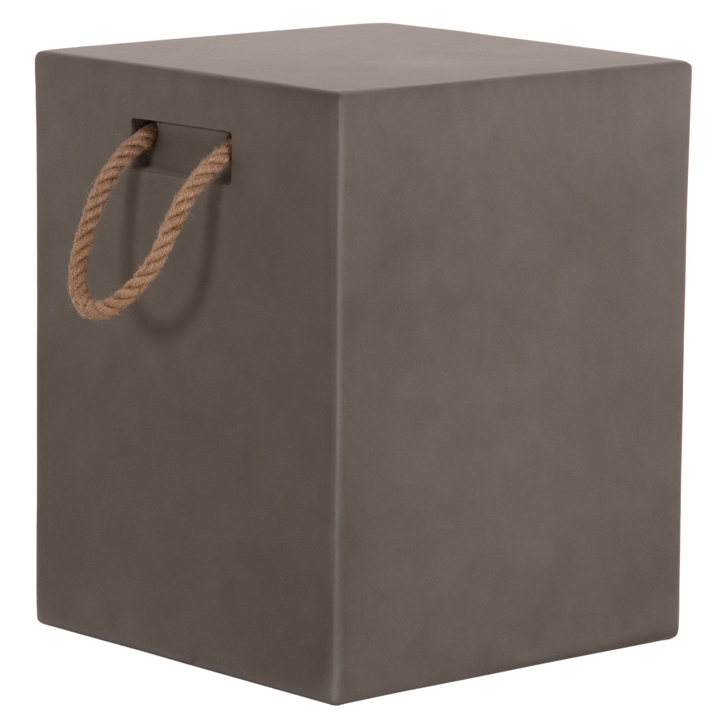 ΣΚΑΜΠΟ ΤΕΤΡΑΓΩΝΟ FIBER CEMENT ΜΕ ΧΕΡΟΥΛΙΑ ZAK HM6581.01 ΣΕ ΓΚΡΙ 36x36x45.5Υεκ - Pakobazaar