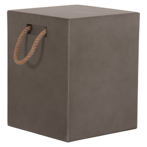 ΣΚΑΜΠΟ ΤΕΤΡΑΓΩΝΟ FIBER CEMENT ΜΕ ΧΕΡΟΥΛΙΑ ZAK HM6581.01 ΣΕ ΓΚΡΙ 36x36x45.5Υεκ - Pakobazaar