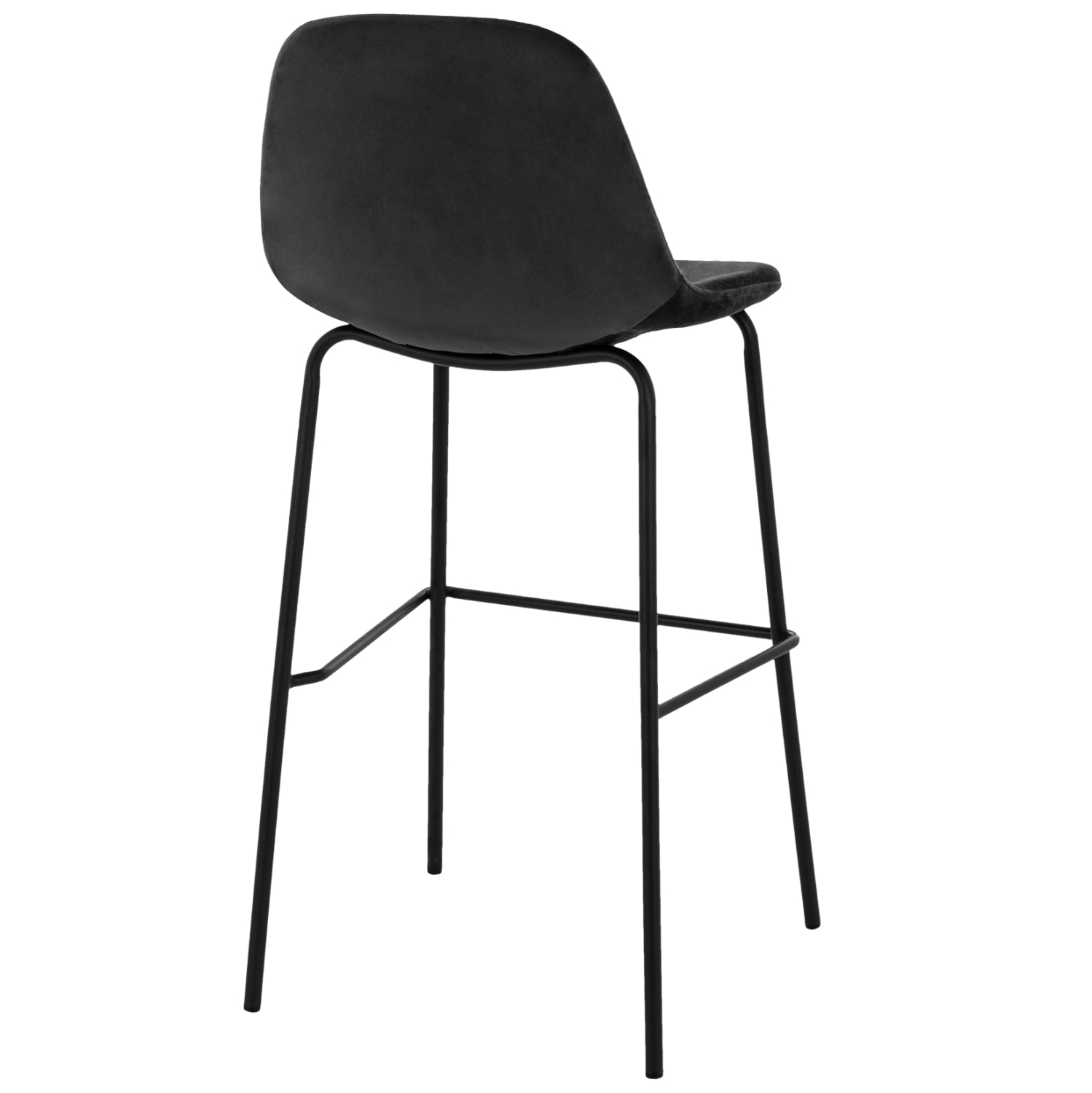 ΣΚΑΜΠΟ VINCENT ΒΕΛΟΥΔΟ ΜΑΥΡΟ ΜΕΤΑΛΛΙΚΟ ΣΚΕΛΕΤΟ HM8579.14 56,5Χ47Χ106 εκ. - Pakobazaar