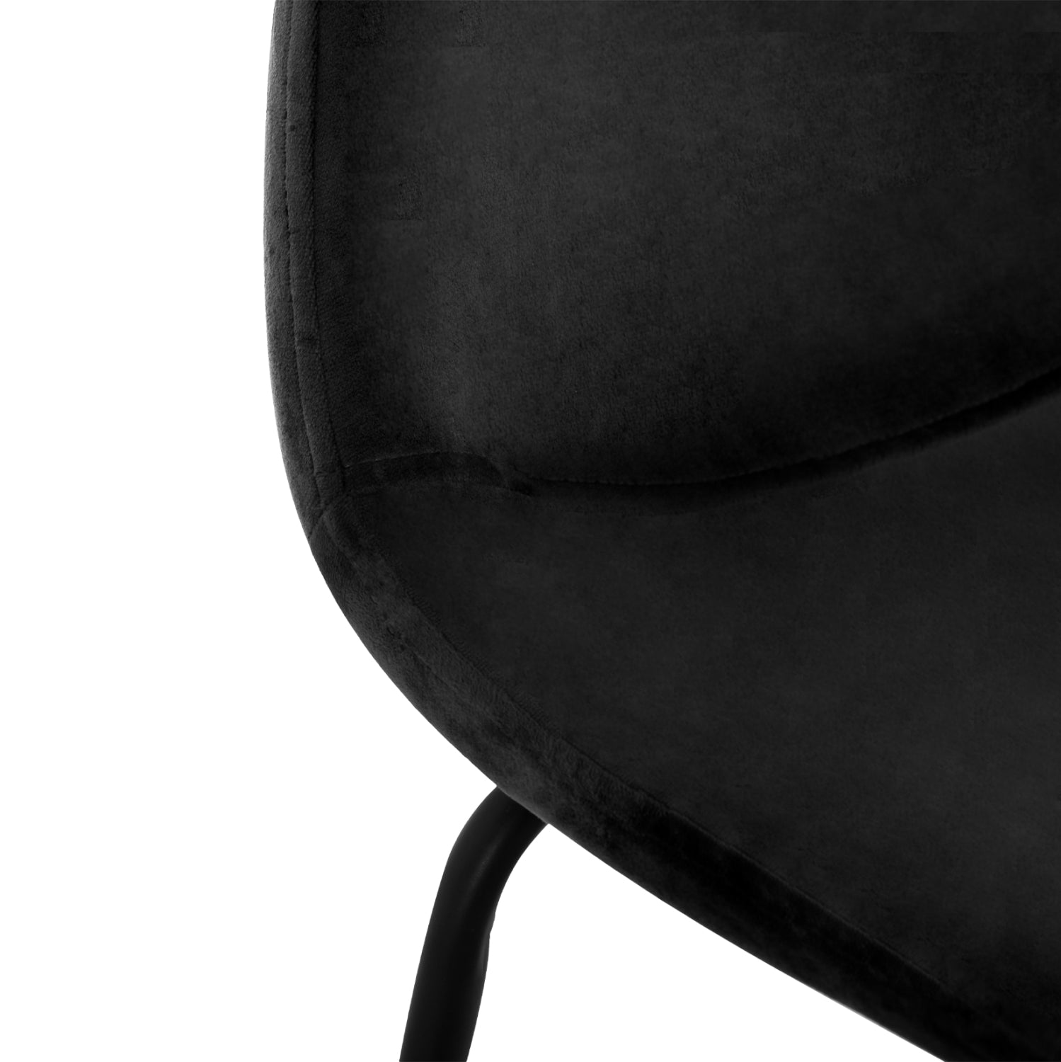 ΣΚΑΜΠΟ VINCENT ΒΕΛΟΥΔΟ ΜΑΥΡΟ ΜΕΤΑΛΛΙΚΟ ΣΚΕΛΕΤΟ HM8579.14 56,5Χ47Χ106 εκ. - Pakobazaar