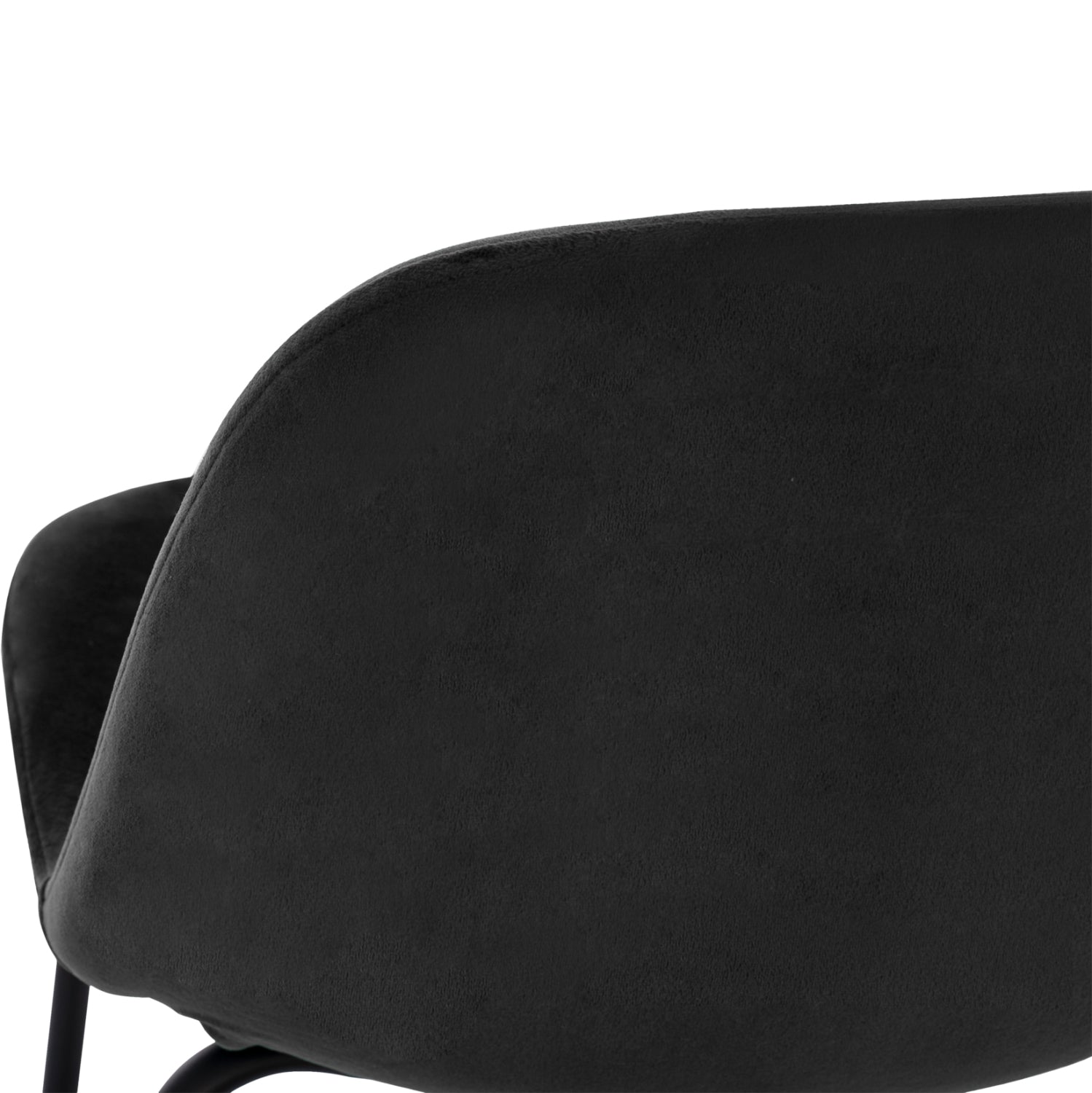 ΣΚΑΜΠΟ VINCENT ΒΕΛΟΥΔΟ ΜΑΥΡΟ ΜΕΤΑΛΛΙΚΟ ΣΚΕΛΕΤΟ HM8579.14 56,5Χ47Χ106 εκ. - Pakobazaar