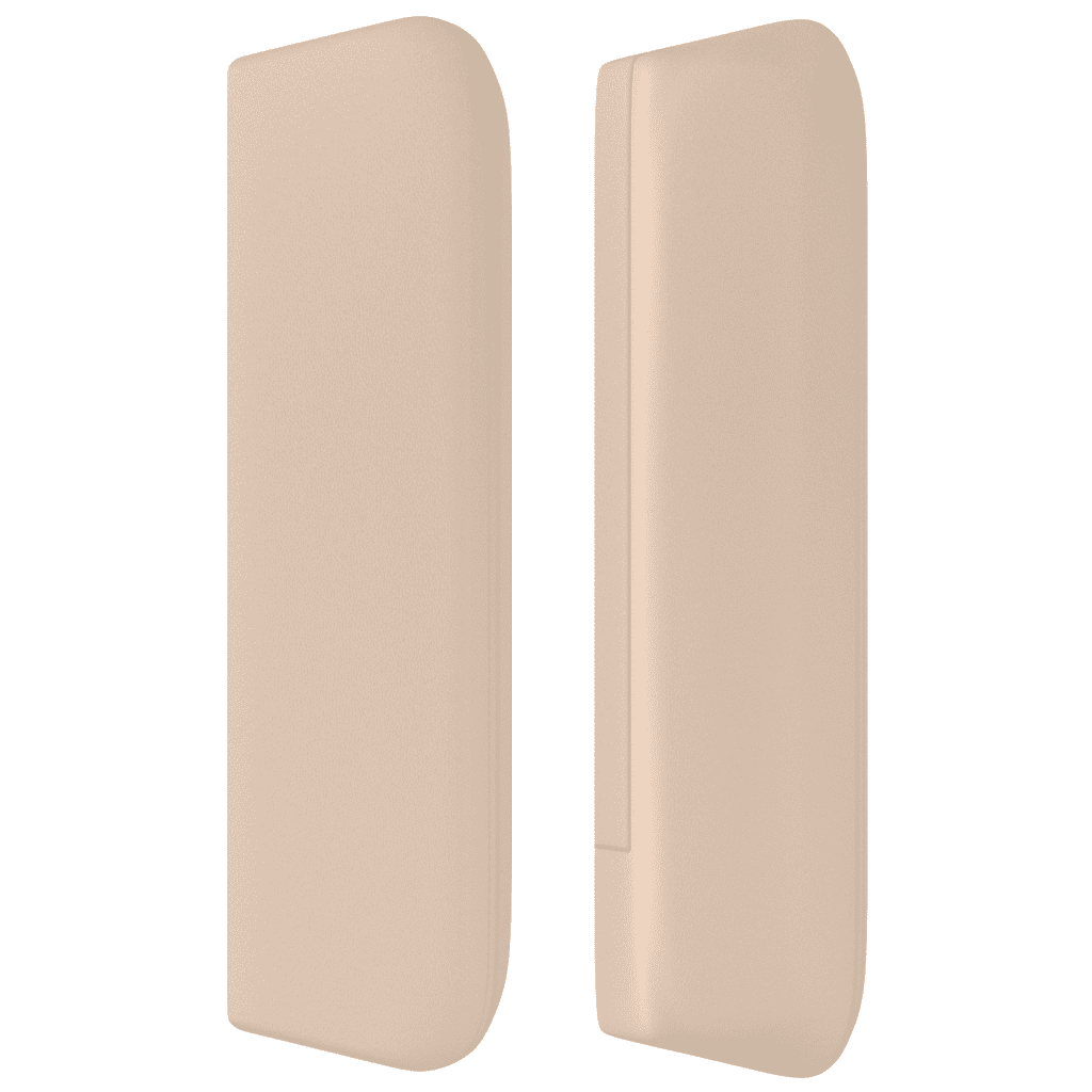 Κρεβάτι Boxspring με Στρώμα Καπουτσίνο 80x200 εκ. Συνθ. Δέρμα