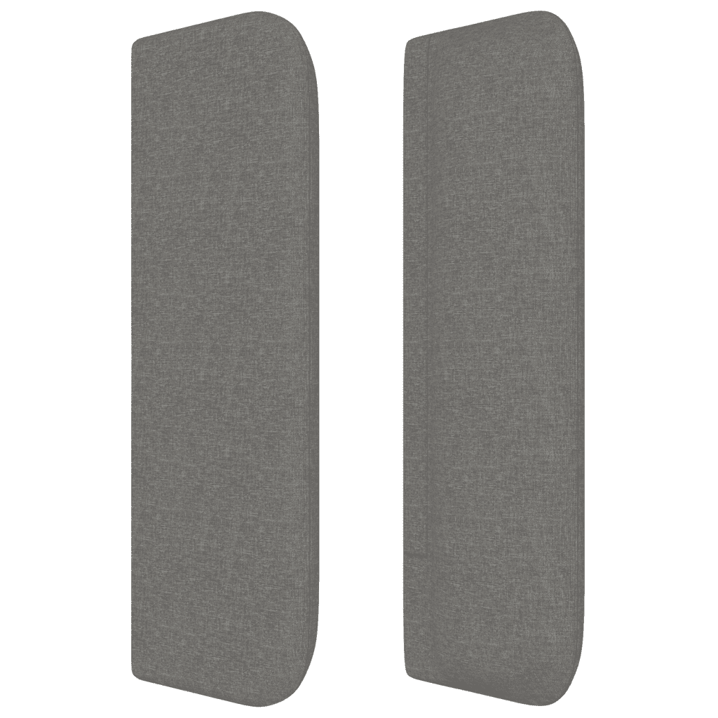 Κρεβάτι Boxspring με Στρώμα Σκούρο Γκρι 160x200 εκ Υφασμάτινο - Pakobazaar