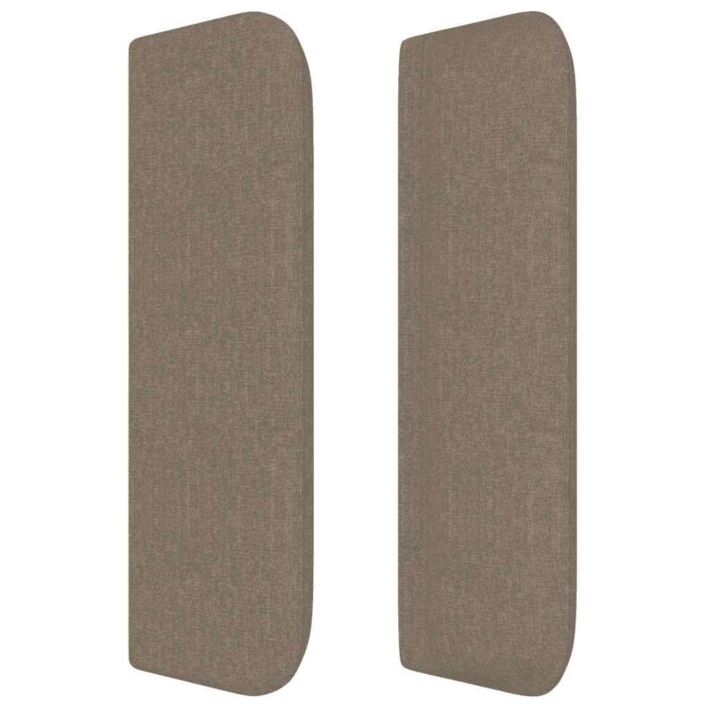 Κεφαλάρι Κρεβατιού LED Taupe 163x16x78/88 εκ. Υφασμάτινο - Pakobazaar