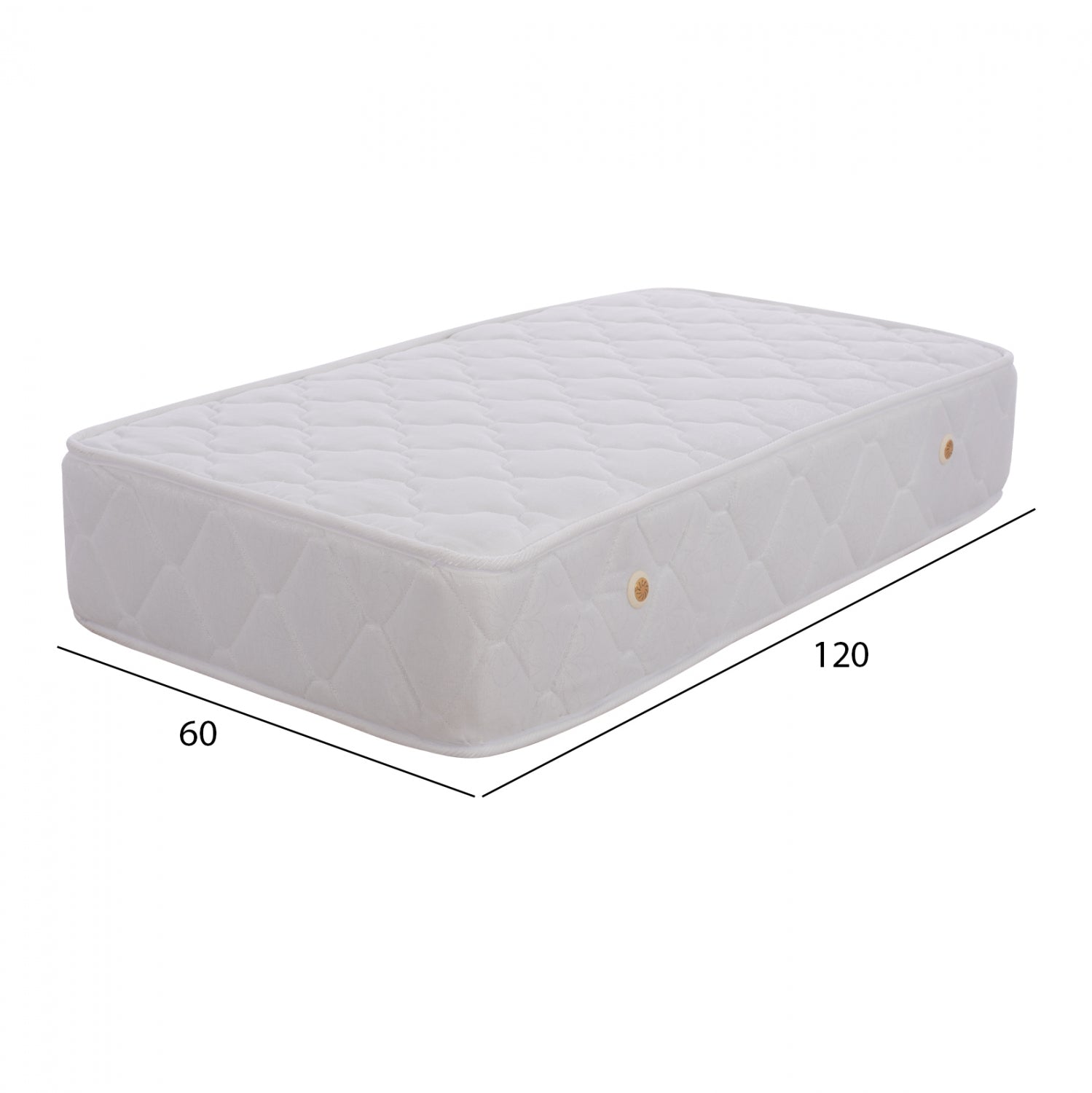 ΣΤΡΩΜΑ BABYCLOUD HM642.01 BONELL SPRING 60X120 ΛΕΥΚΟ - Pakobazaar