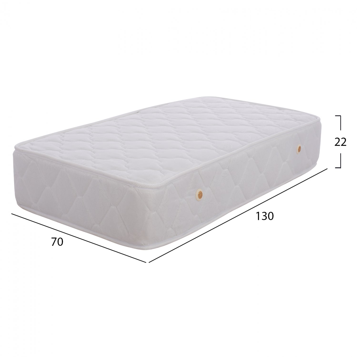 ΣΤΡΩΜΑ BABYCLOUD HM643.01 70X130 ΛΕΥΚΟ - Pakobazaar