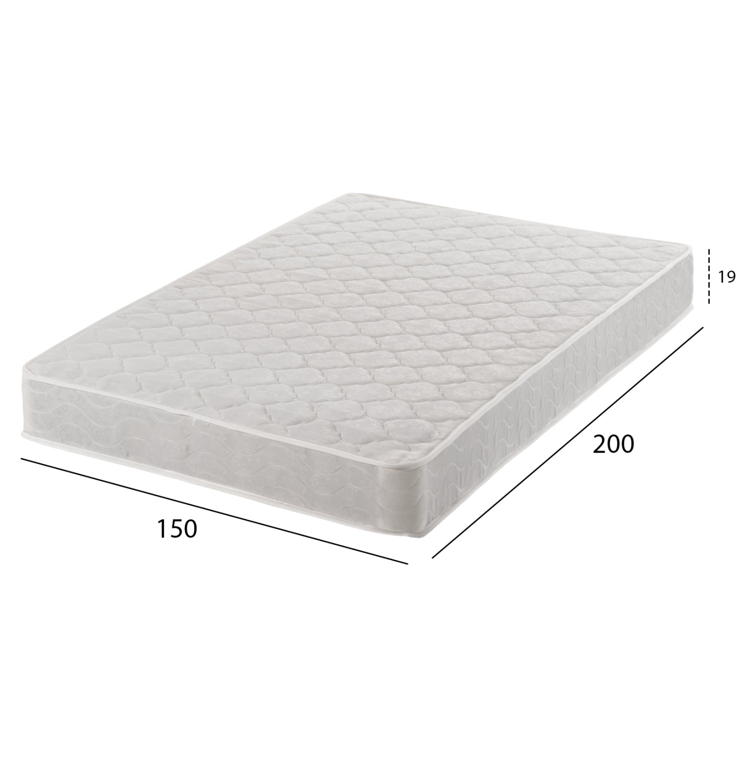 ΣΤΡΩΜΑ CONTINUOUS SPRING ΔΙΠΛΗΣ ΟΨΗΣ HM669.05 150x200 εκ. - Pakobazaar