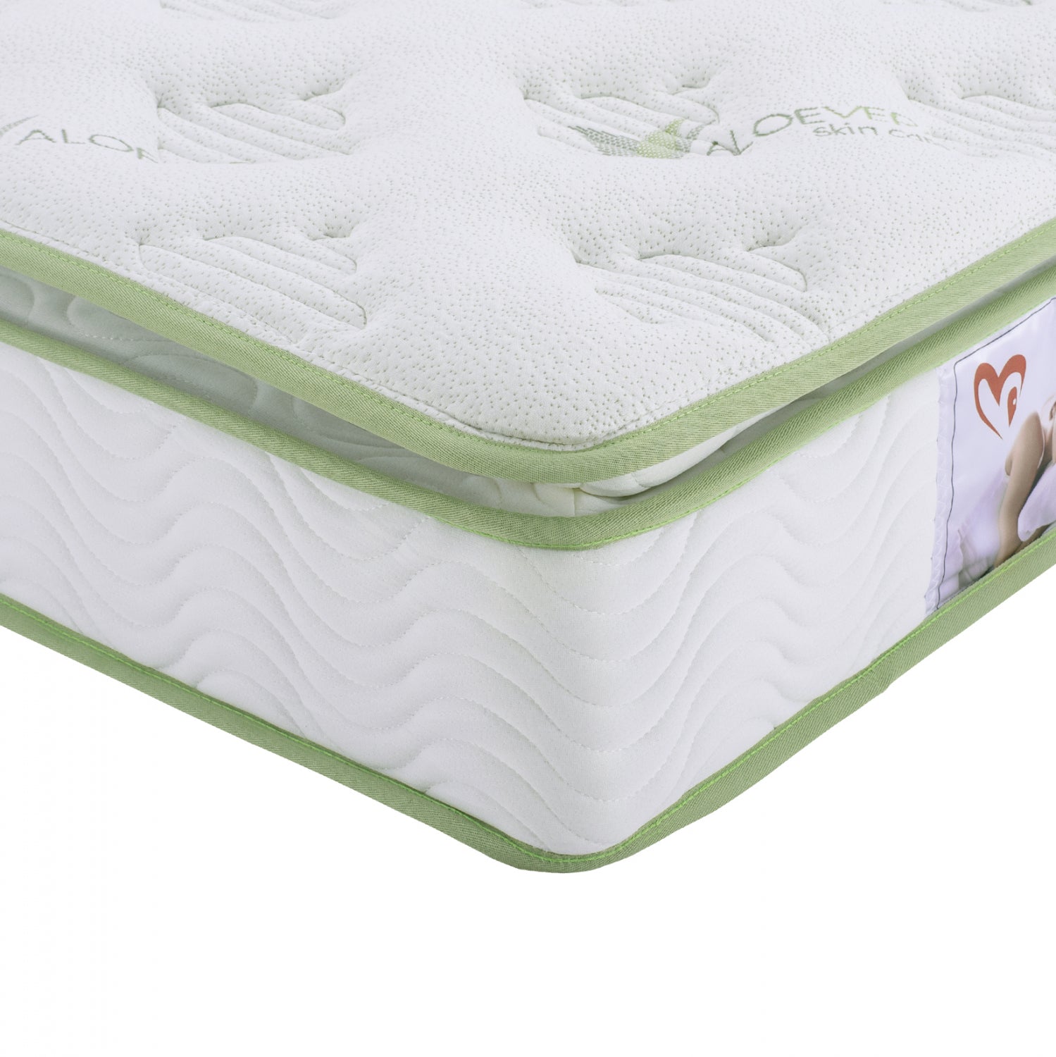 ΣΤΡΩΜΑ CONTINUOUS SPRING ΜΕ ΑΝΩΣΤΡΩΜΑ ALOE VERA 90X190 HM372.11 ΜΟΝΗΣ ΟΨΗΣ - Pakobazaar