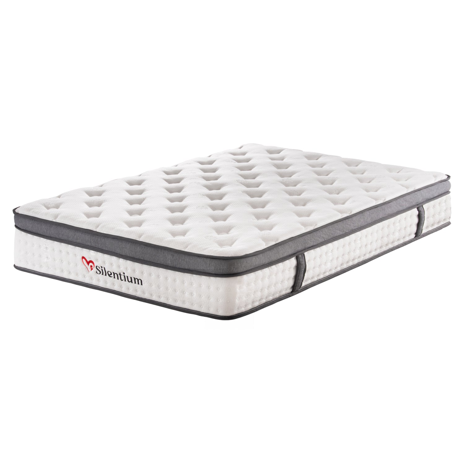 ΣΤΡΩΜΑ ΔΙΠΛΟ SILENTIUM HM749.04 POCKET SPRINGS--ΛΕΥΚΟ 140x200x30Υεκ. - Pakobazaar