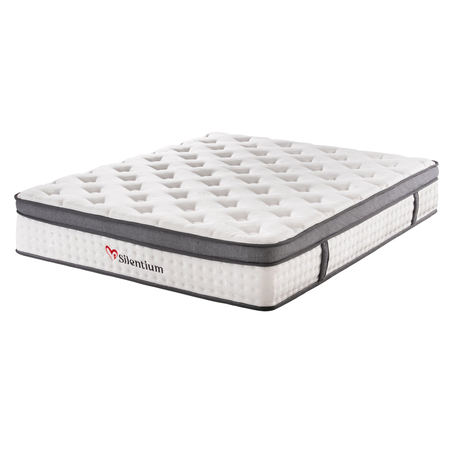 ΣΤΡΩΜΑ ΔΙΠΛΟ SILENTIUM HM749.05 POCKET SPRINGS--ΛΕΥΚΟ 150x200x30Υεκ. - Pakobazaar