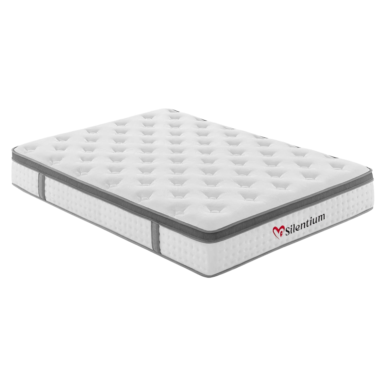 ΣΤΡΩΜΑ ΔΙΠΛΟ SILENTIUM HM749.06 POCKET SPRINGS--ΛΕΥΚΟ 160x200x30Υεκ. - Pakobazaar