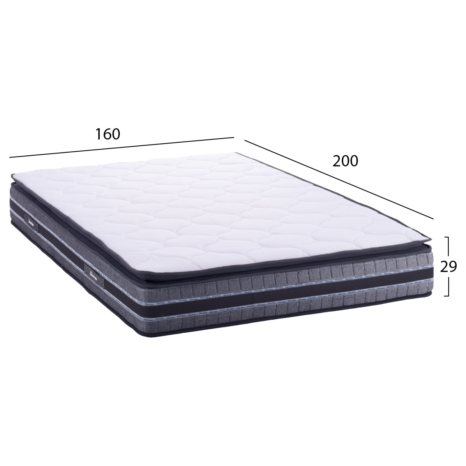 ΣΤΡΩΜΑ DREAMTOPIA σειρά CELESTIAL HM663.160 MINI BONNELL SPRING & ΑΝΩΣΤΡΩΜΑ 160x200x29Yεκ. - Pakobazaar