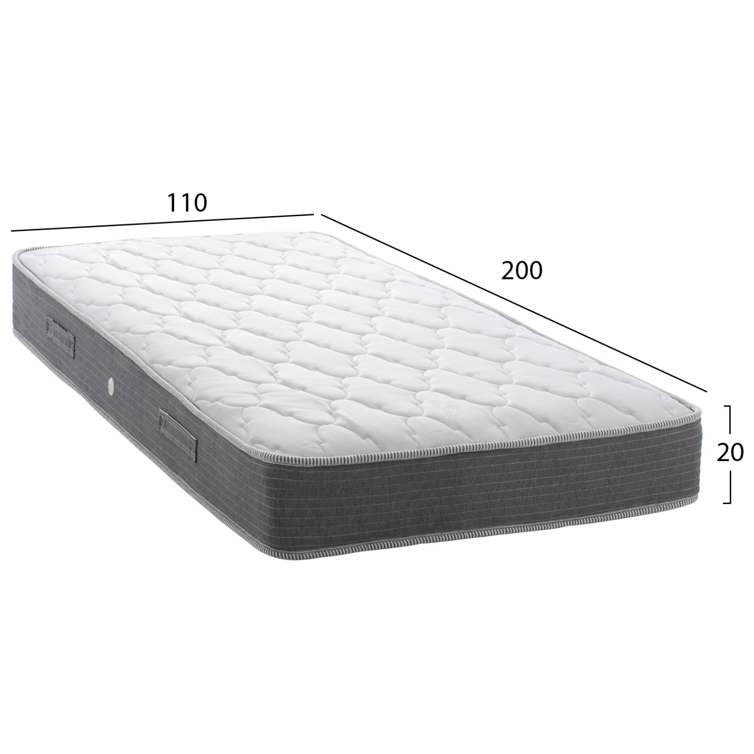 ΣΤΡΩΜΑ DREAMTOPIA ΣΕΙΡΑ LULLABY ALOE VERA HM655.110-200 BONNELL SPRING 110x200x20Yεκ. - Pakobazaar