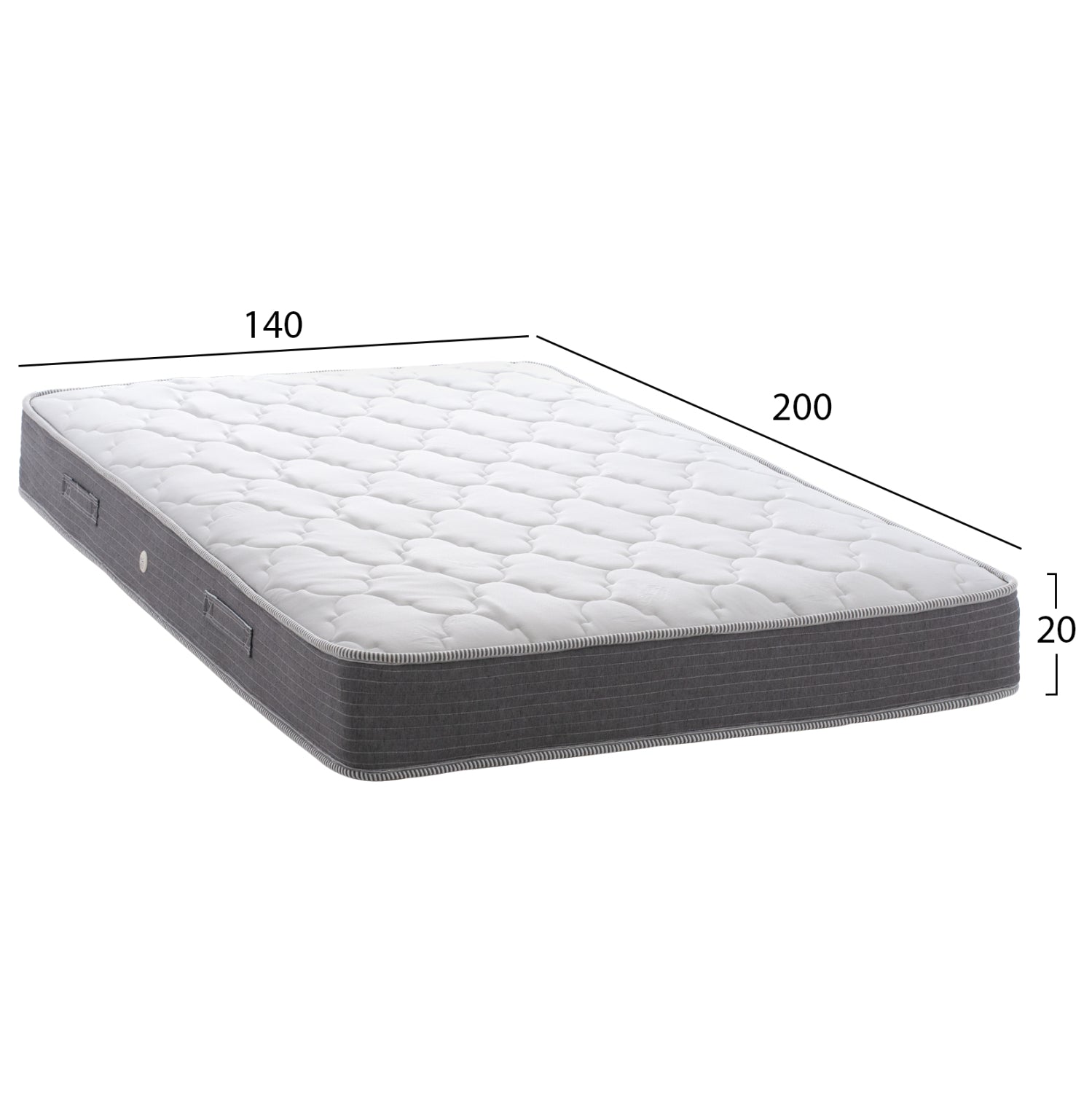 ΣΤΡΩΜΑ DREAMTOPIA ΣΕΙΡΑ LULLABY ALOE VERA HM655.140-200 BONNELL SPRING 140x200x20Y εκ. - Pakobazaar