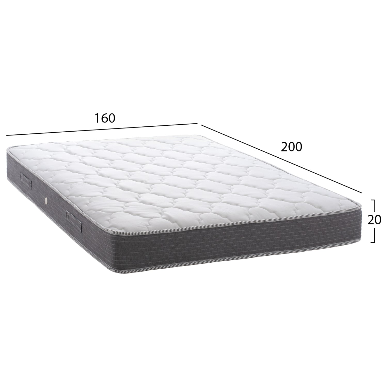 ΣΤΡΩΜΑ DREAMTOPIA ΣΕΙΡΑ LULLABY ALOE VERA HM655.160 BONNELL SPRING 160x200x20Y εκ. - Pakobazaar