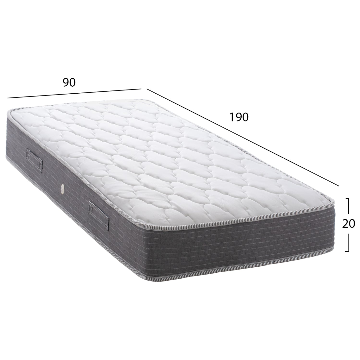 ΣΤΡΩΜΑ DREAMTOPIA ΣΕΙΡΑ LULLABY ALOE VERA HM655.90 BONNELL SPRING 90x190 εκ. - Pakobazaar