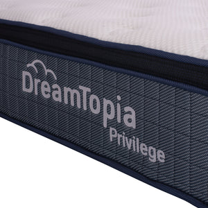 ΣΤΡΩΜΑ DREAMTOPIA, σειρά PRIVILEGE HM660.90 POCKET SPRING ΜΕ ΑΝΩΣΤΡΩΜΑ 90X190x29Υεκ. - Pakobazaar