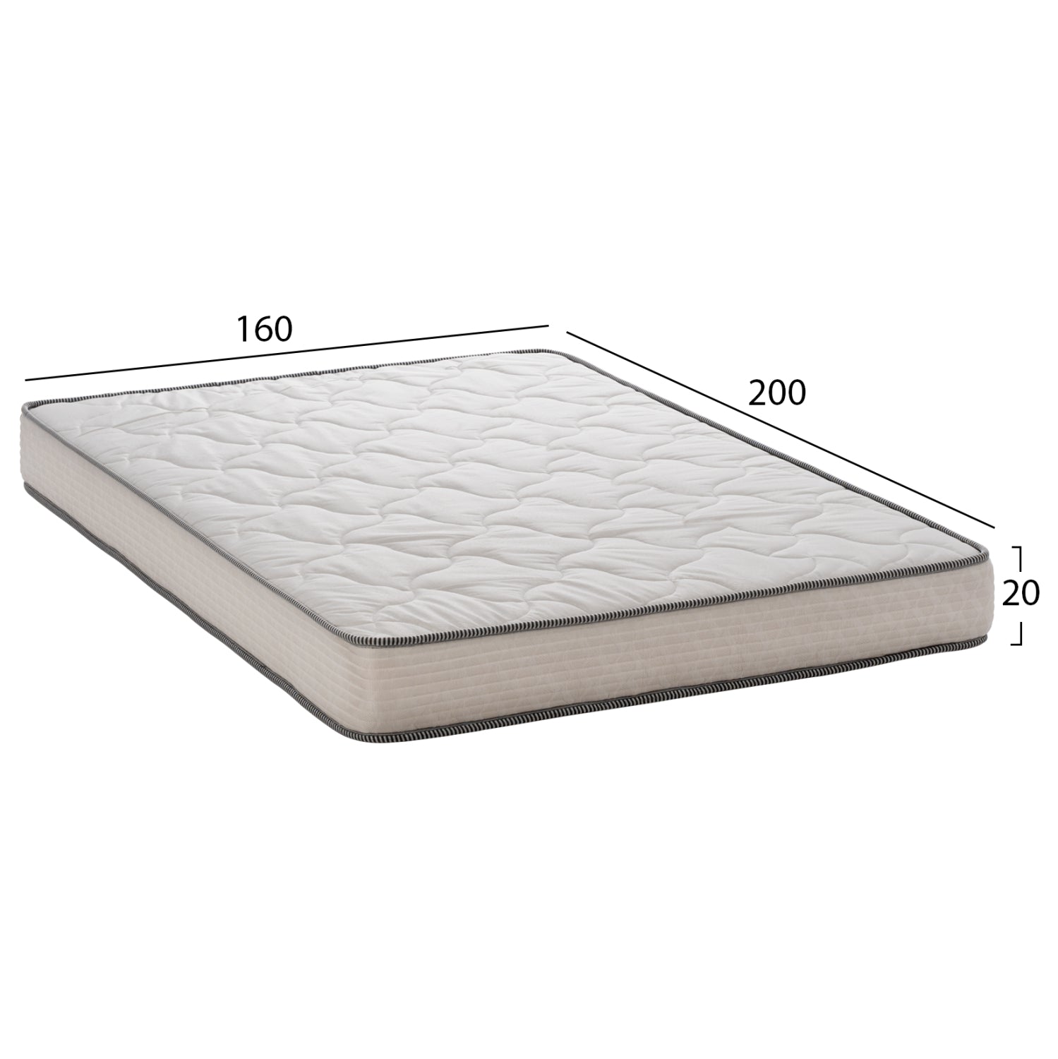 ΣΤΡΩΜΑ DREAMTOPIA ΣΕΙΡΑ RELIEF HM653.160 BONNELL SPRING 160x200x16Y εκ. - Pakobazaar