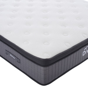 ΣΤΡΩΜΑ DREAMTOPIA, σειρά ULTIMATE HM661.140 POCKET SPRING ΜΕ ΑΝΩΣΤΡΩΜΑ 140X200x34Yεκ. - Pakobazaar