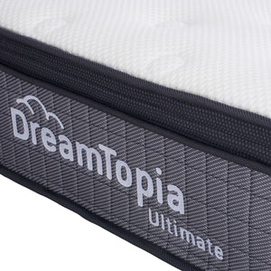 ΣΤΡΩΜΑ DREAMTOPIA, σειρά ULTIMATE HM661.140 POCKET SPRING ΜΕ ΑΝΩΣΤΡΩΜΑ 140X200x34Yεκ. - Pakobazaar
