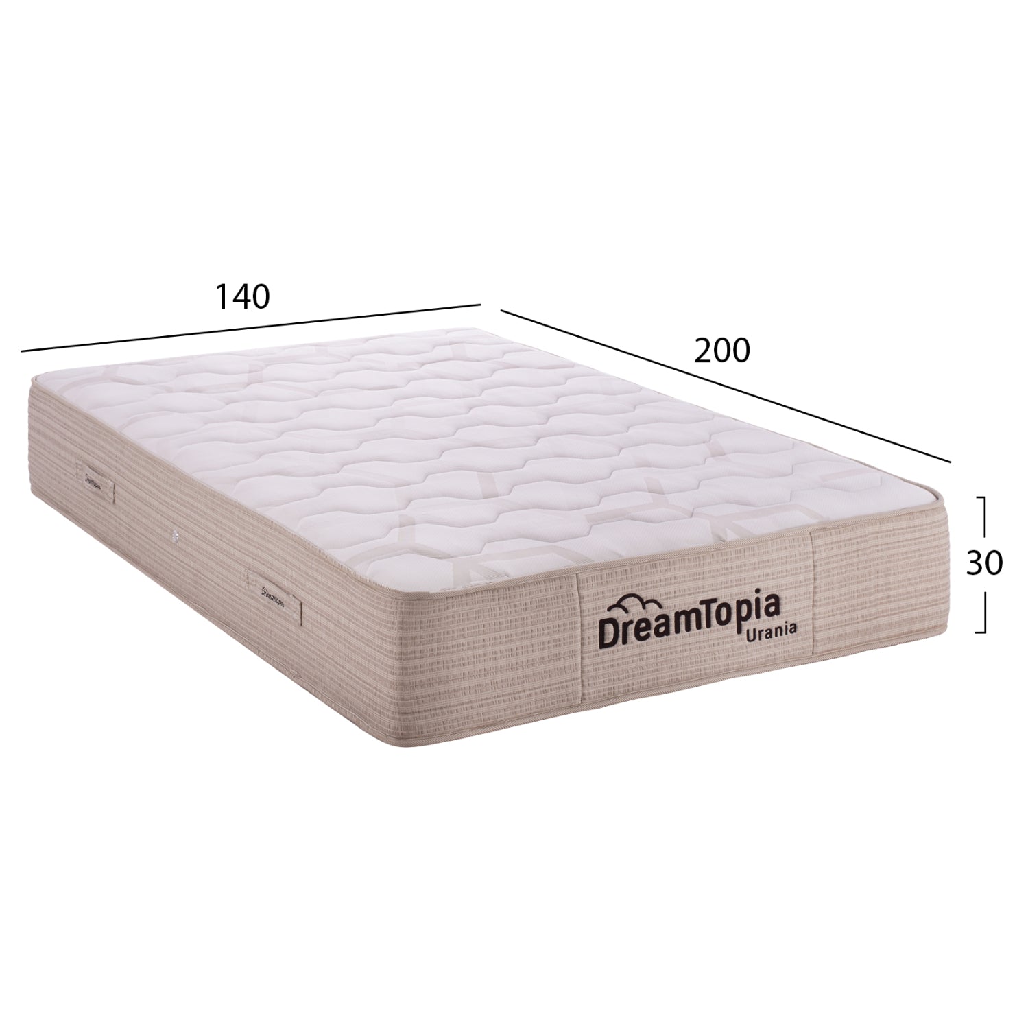 ΣΤΡΩΜΑ DREAMTOPIA, σειρά URANIA HM659.140 POCKET SPRING 140X200x30Yεκ. - Pakobazaar