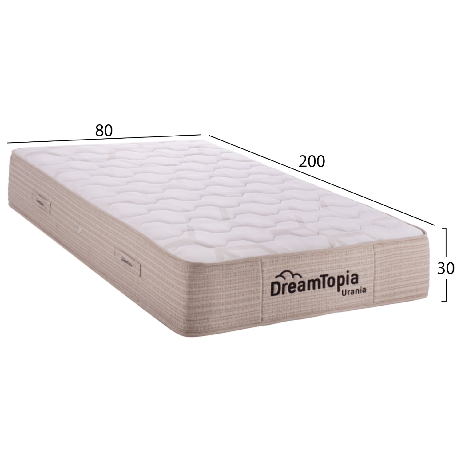 ΣΤΡΩΜΑ DREAMTOPIA ΣΕΙΡΑ URANIA HM659.80 POCKET SPRING 80X200εκ. - Pakobazaar