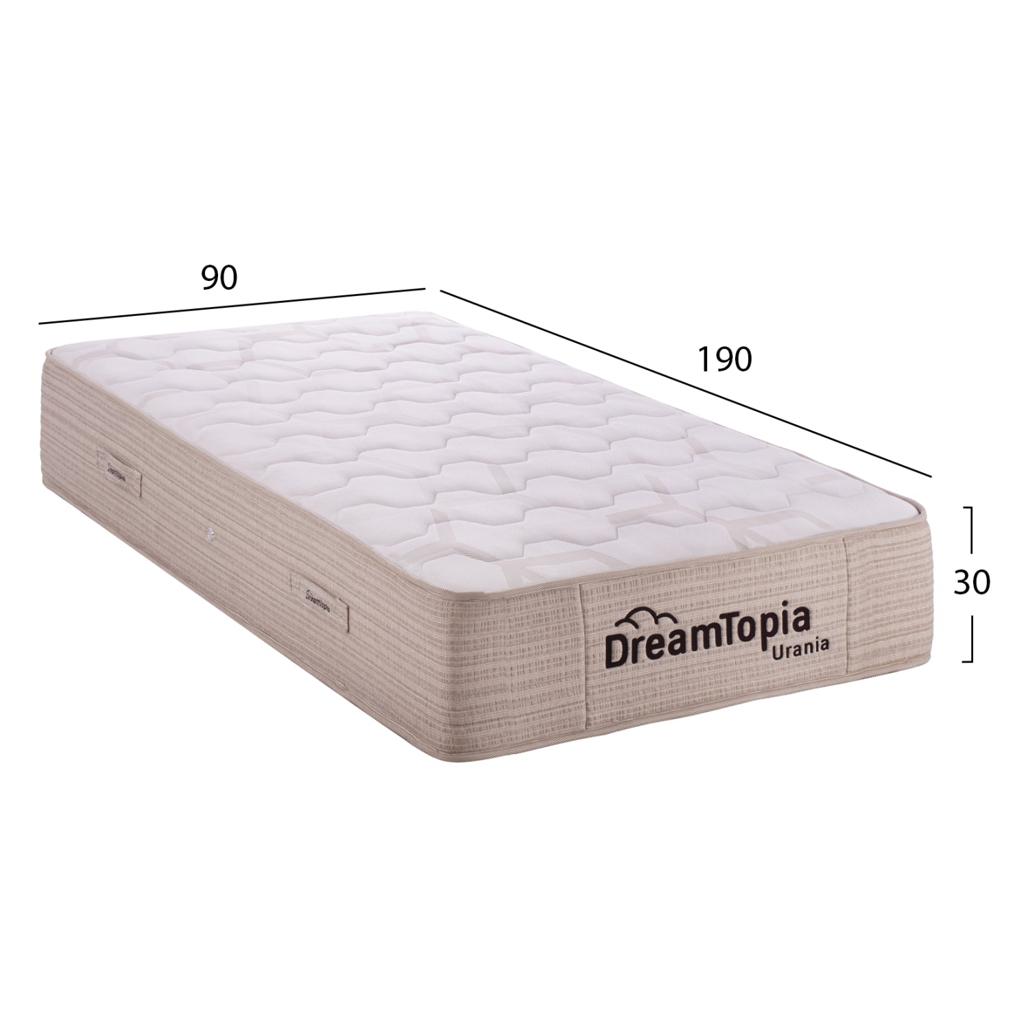 ΣΤΡΩΜΑ DREAMTOPIA, σειρά URANIA HM659.90 POCKET SPRING 90X190x30Yεκ. - Pakobazaar