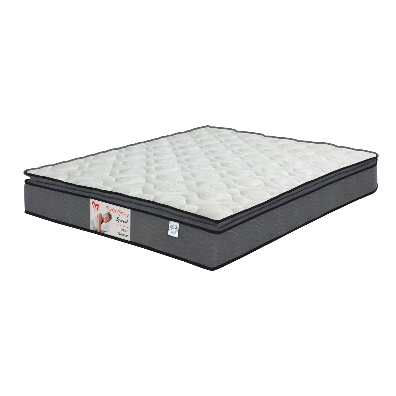 ΣΤΡΩΜΑ HM329 ΜΕ ΕΠΙΣΤΡΩΜΑ 150X200 SPECIAL POCKET SPRING HOMEMARKT (ROLL PACKING) - Pakobazaar